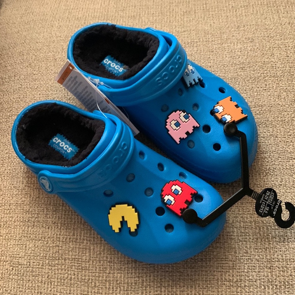 CROCS Ralen Lined Clogs size Child 12/13